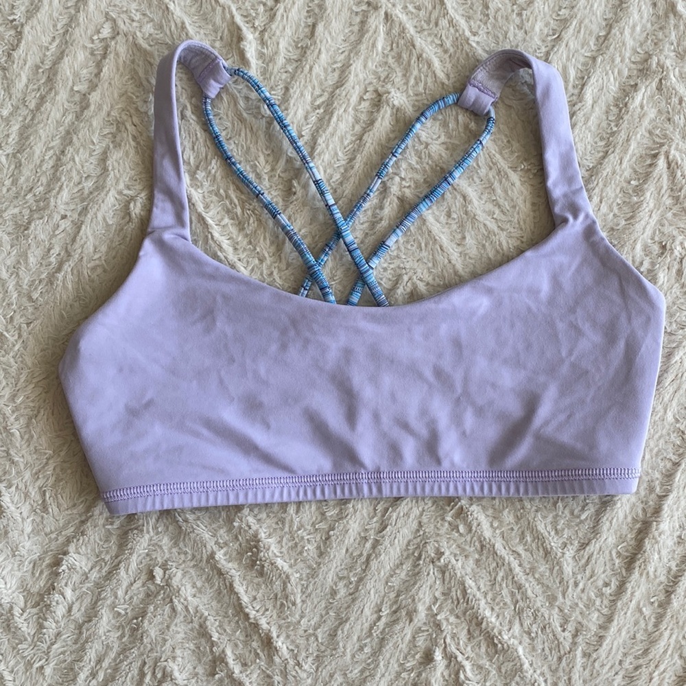 Lululemon sports bra lavender